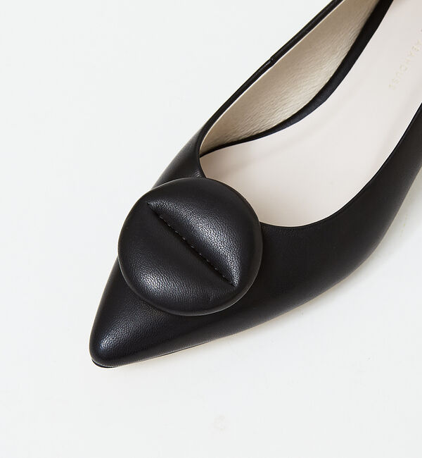 AU BANNISTER「パフサークルモチーフパンプス」|パンプス|