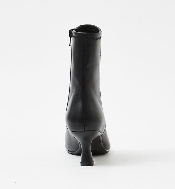 AU BANNISTER「【スノーソール】オブリークトゥショートブーツ」|ショートブーツ|