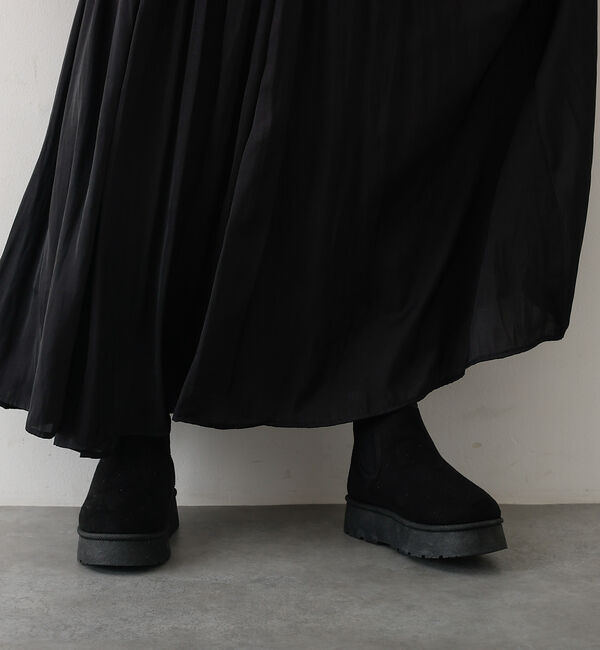 abahouse mavie「MEI SIDE GORE BOOTS」|ショートブーツ|