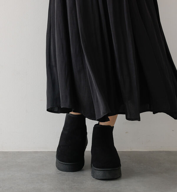 abahouse mavie「MEI SIDE GORE BOOTS」|ショートブーツ|