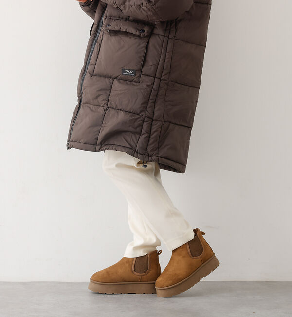 abahouse mavie「MEI SIDE GORE BOOTS」|ショートブーツ|