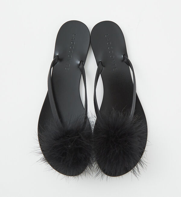 The Store by C' 「【LAOCOONTE】LULU Sofia／ファーサンダル」|サンダル|