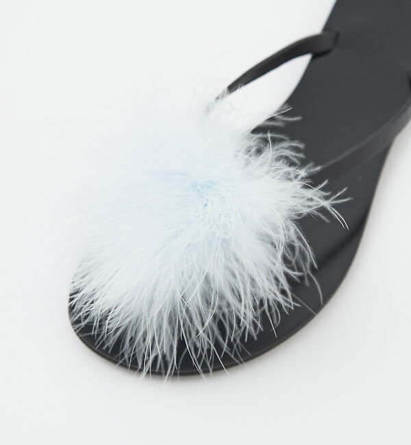 The Store by C' 「【LAOCOONTE】LULU Sofia／ファーサンダル」|サンダル|