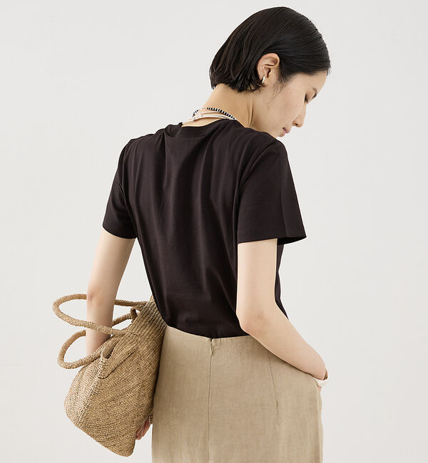 The Store by C' 「【NINETY PERCENT】COTTON CREW NECK T SHIRT」|Tシャツ・カットソー|