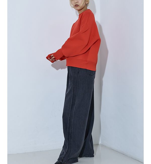 NOMINE「プレーティングニット プルオーバー（ラメ混・無地）」|ニット・セーター|