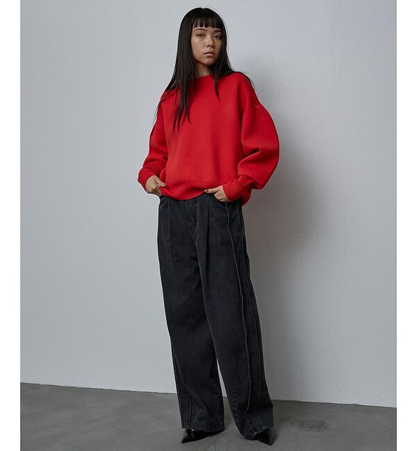 NOMINE「プレーティングニット プルオーバー（ラメ混・無地）」|ニット・セーター|