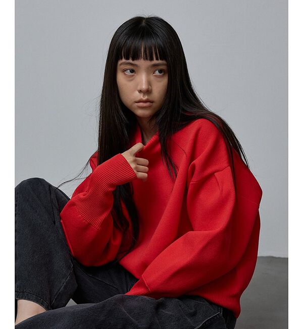 NOMINE「プレーティングニット プルオーバー（ラメ混・無地）」|ニット・セーター|