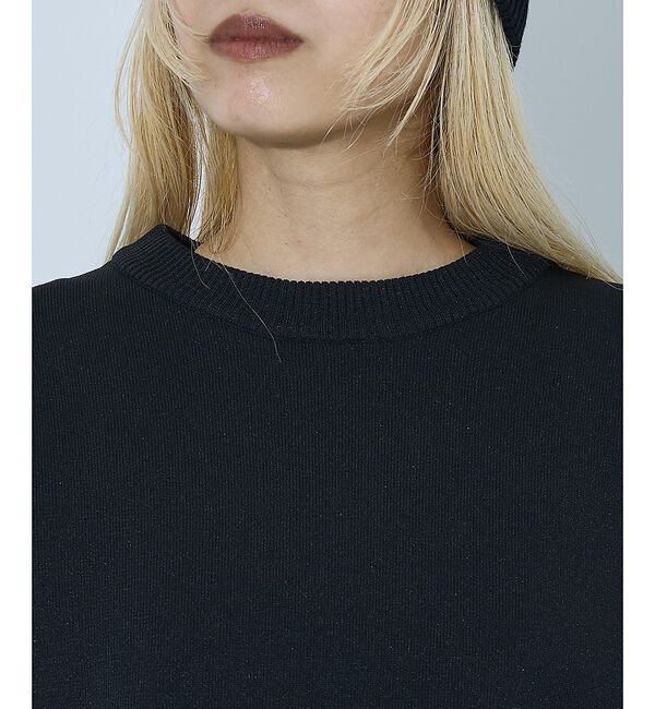 NOMINE「プレーティングニット プルオーバー（ラメ混・無地）」|ニット・セーター|