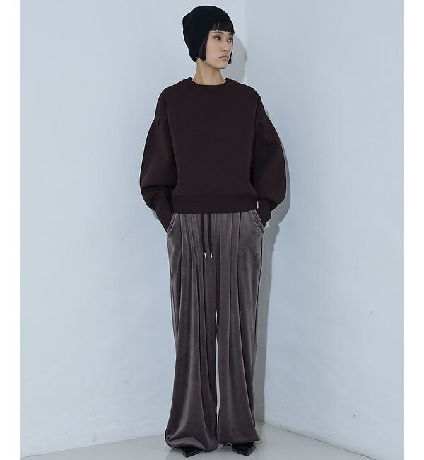 NOMINE「プレーティングニット プルオーバー（ラメ混・無地）」|ニット・セーター|