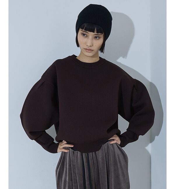 NOMINE「プレーティングニット プルオーバー（ラメ混・無地）」|ニット・セーター|