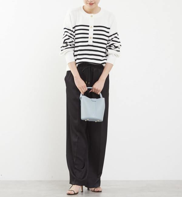 TIARA「ヘンリーネック片畦ニット」|ニット・セーター|