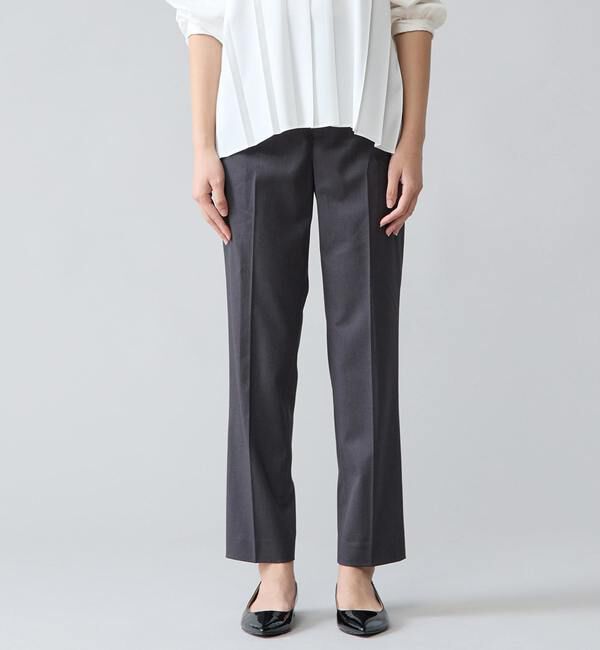 TIARA「サイドボタンテーパードパンツ」|その他|チャコールグレー