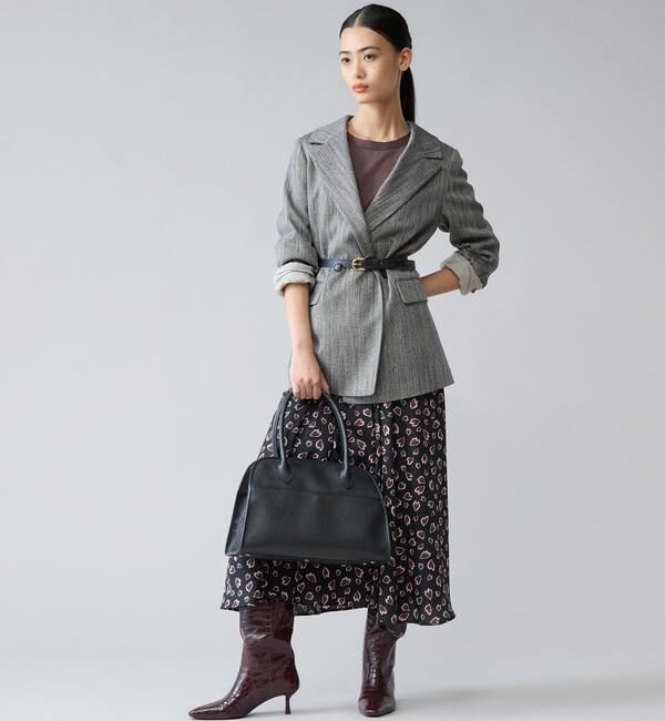 TIARA「ヘリンボンピークドジャケット」|テーラードジャケット|