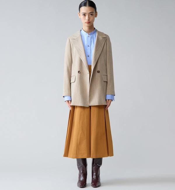 TIARA「ヘリンボンピークドジャケット」|テーラードジャケット|