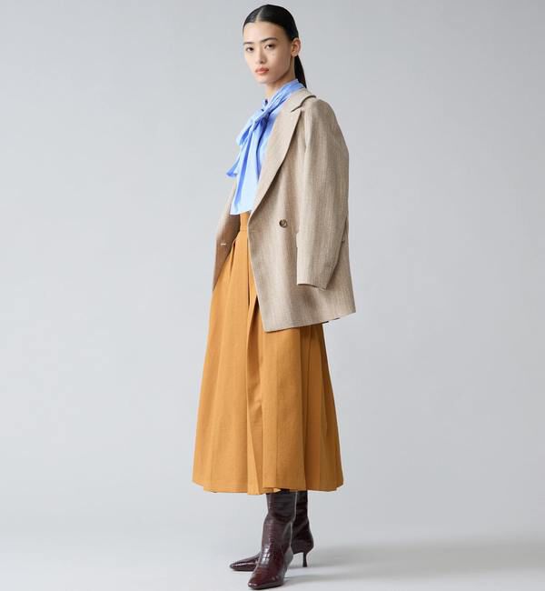 TIARA「ヘリンボンピークドジャケット」|テーラードジャケット|