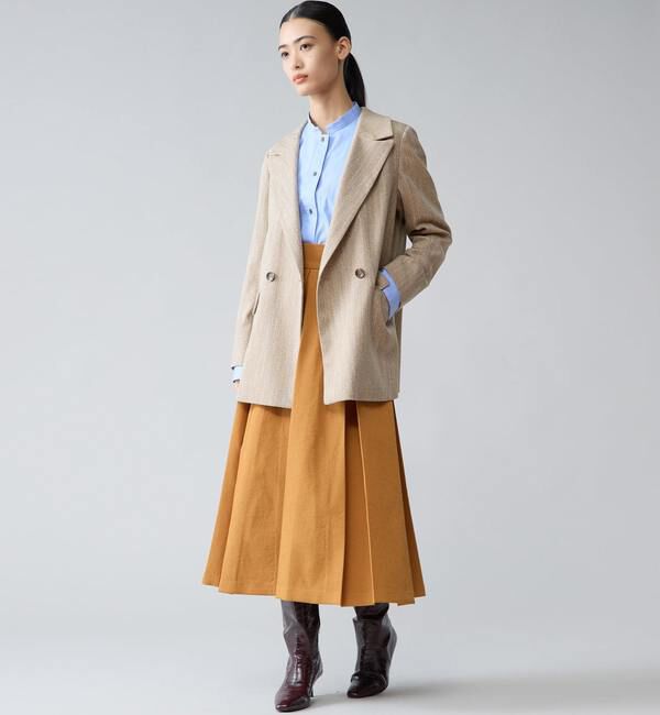 TIARA「ヘリンボンピークドジャケット」|テーラードジャケット|