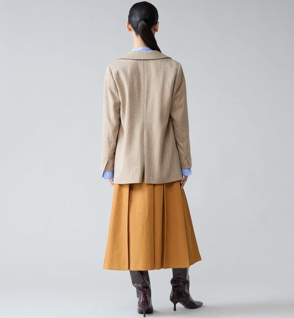 TIARA「ヘリンボンピークドジャケット」|テーラードジャケット|