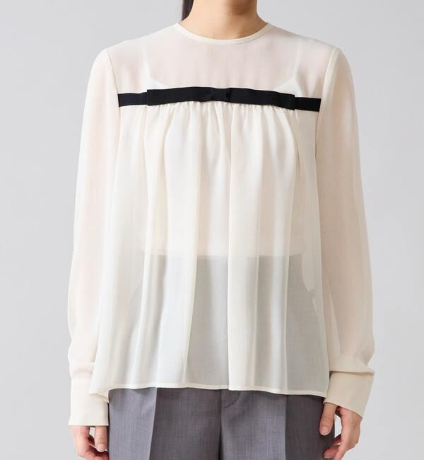 TIARA「リボンディテールブラウス」|シャツ・ブラウス|