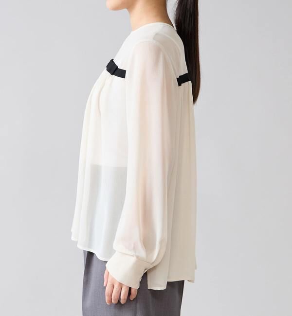 TIARA「リボンディテールブラウス」|シャツ・ブラウス|