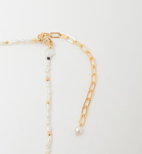 TIARA「【MIHOKO SAKAI/ミホコサカイ】ハートシェルパールネックレス（PN47）」|ネックレス|