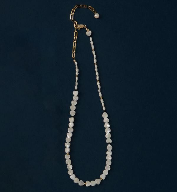 TIARA「【MIHOKO SAKAI/ミホコサカイ】ハートシェルパールネックレス（PN47）」|ネックレス|