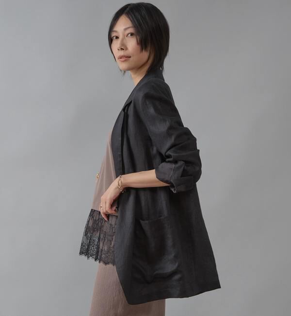 Liesse「リネンライトジャケット」|テーラードジャケット|