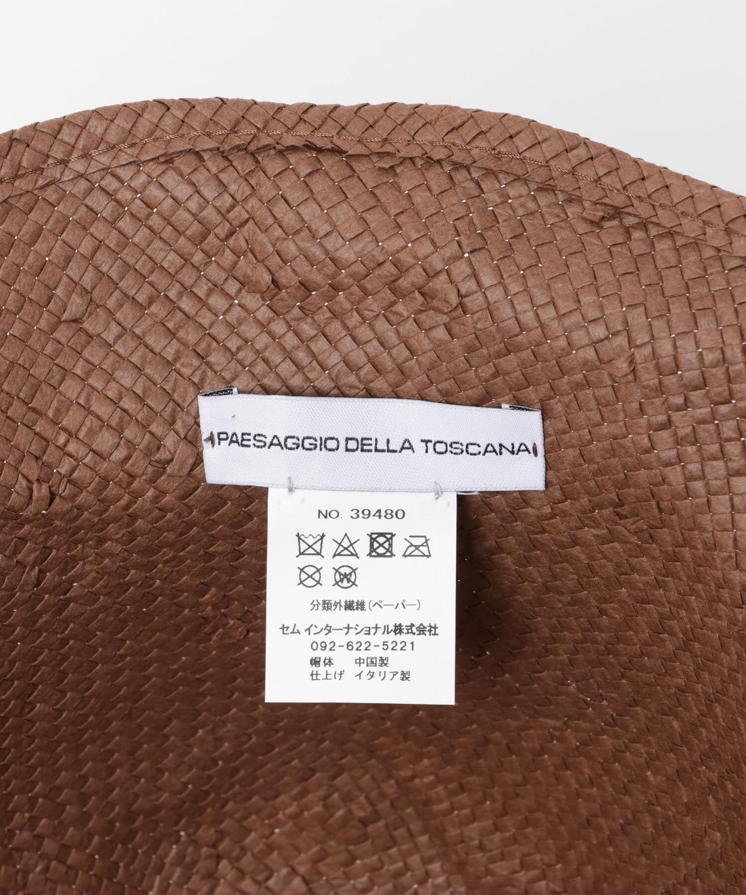 URBAN RESEARCH DOORS「PAESAGGIO DELLA TOSCANA　クローシュハット」|ハット|
