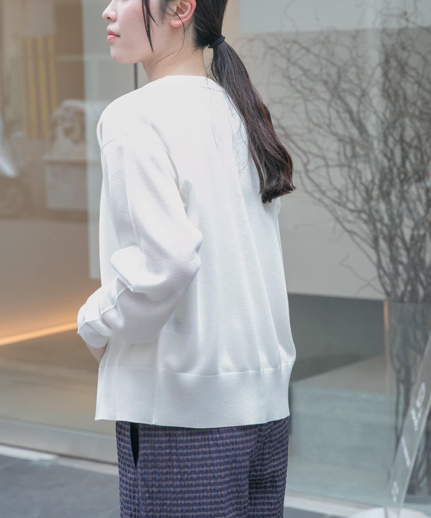 URBAN RESEARCH DOORS「FORK&SPOON　LEVITAニットカーディガン」|カーディガン|