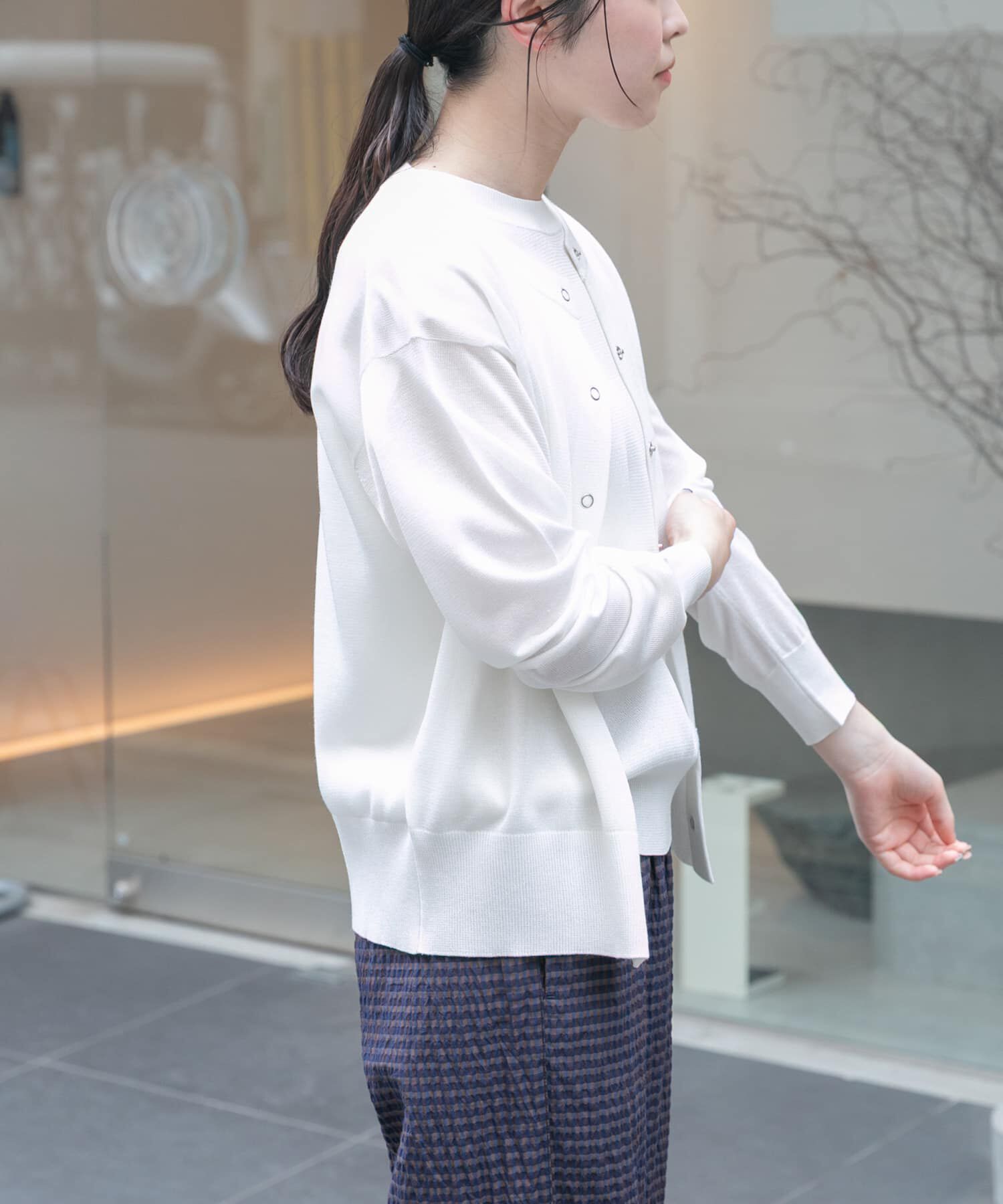 URBAN RESEARCH DOORS「FORK&SPOON　LEVITAニットカーディガン」|カーディガン|