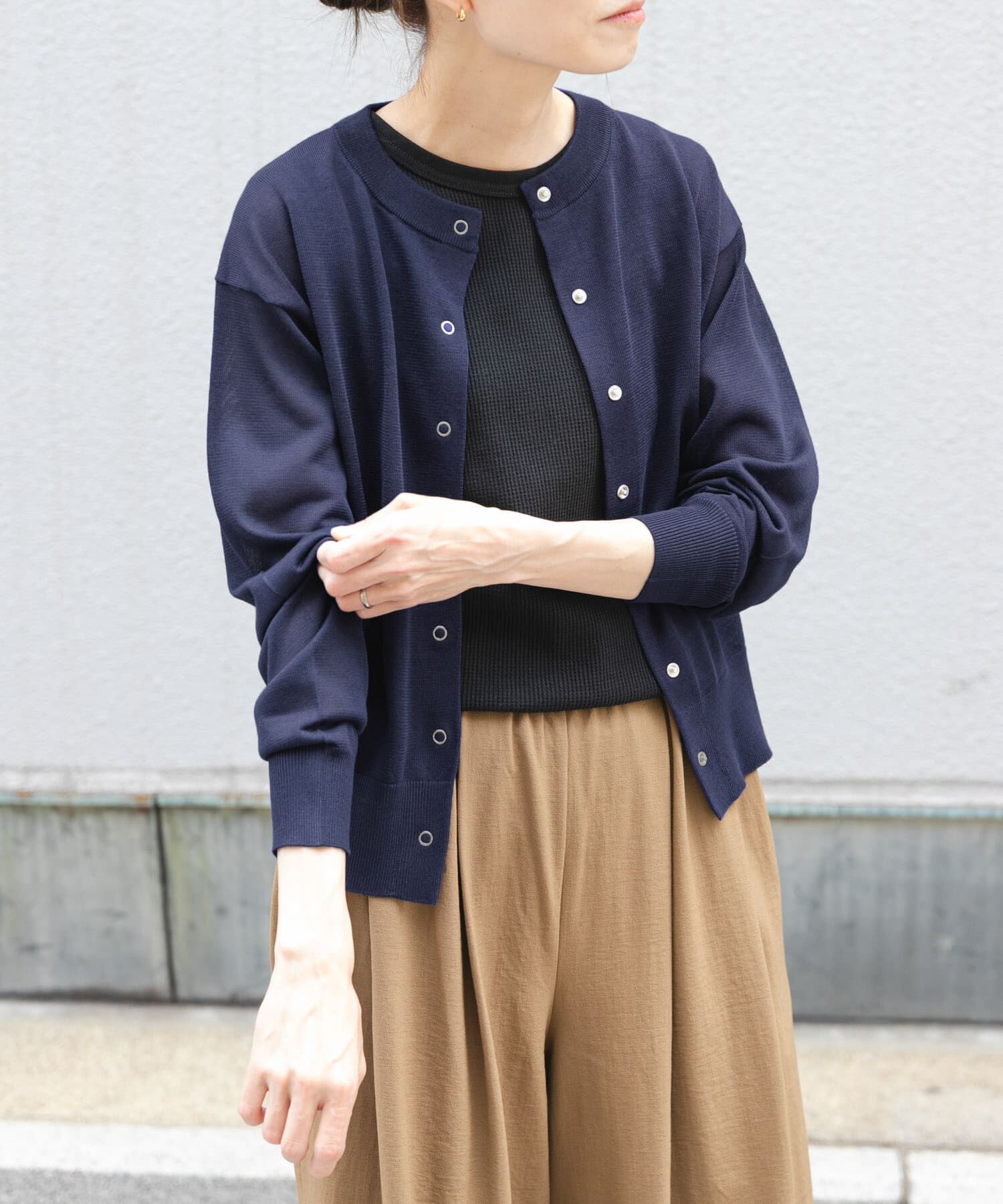 URBAN RESEARCH DOORS「FORK&SPOON　LEVITAニットカーディガン」|カーディガン|