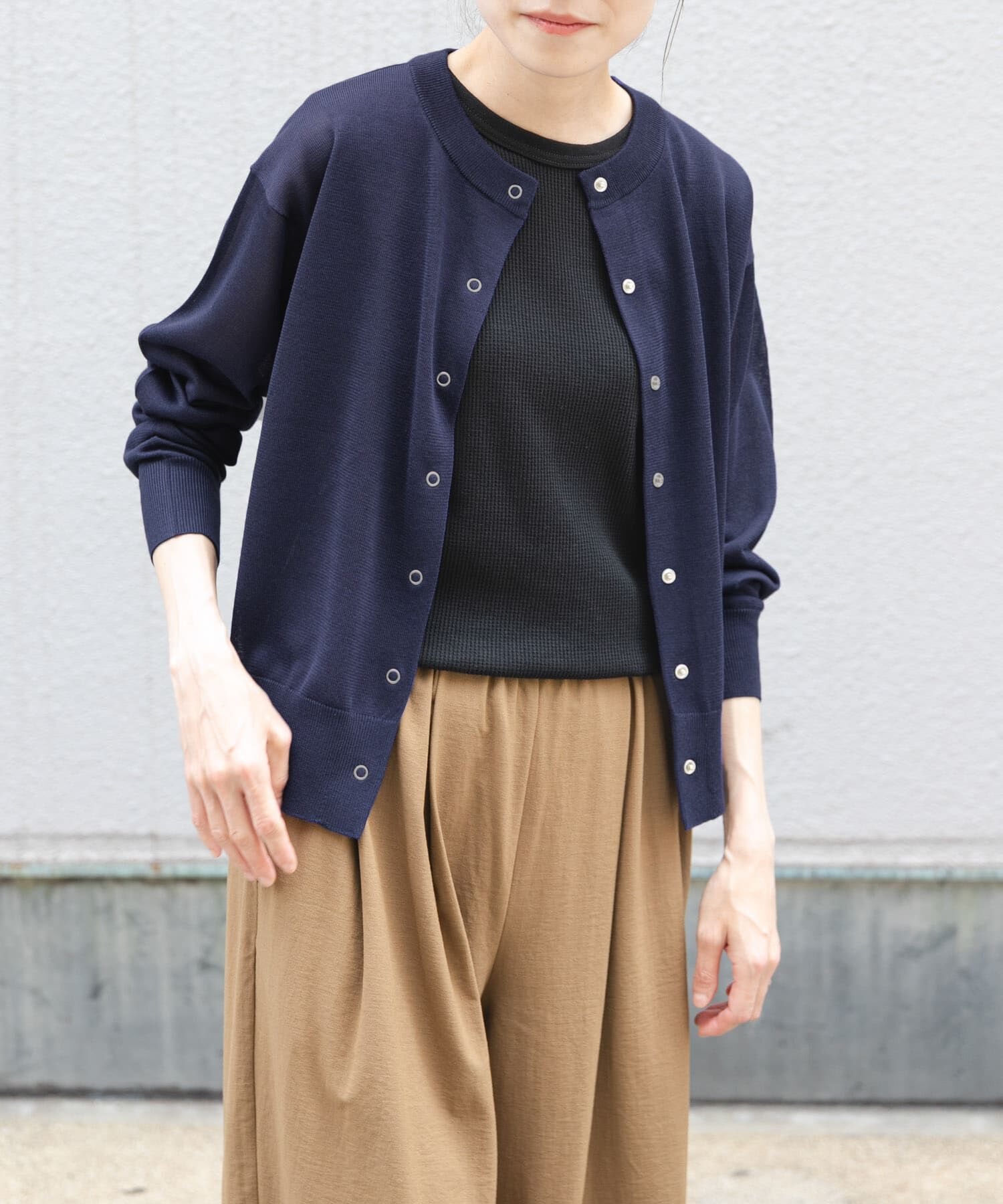 URBAN RESEARCH DOORS「FORK&SPOON　LEVITAニットカーディガン」|カーディガン|