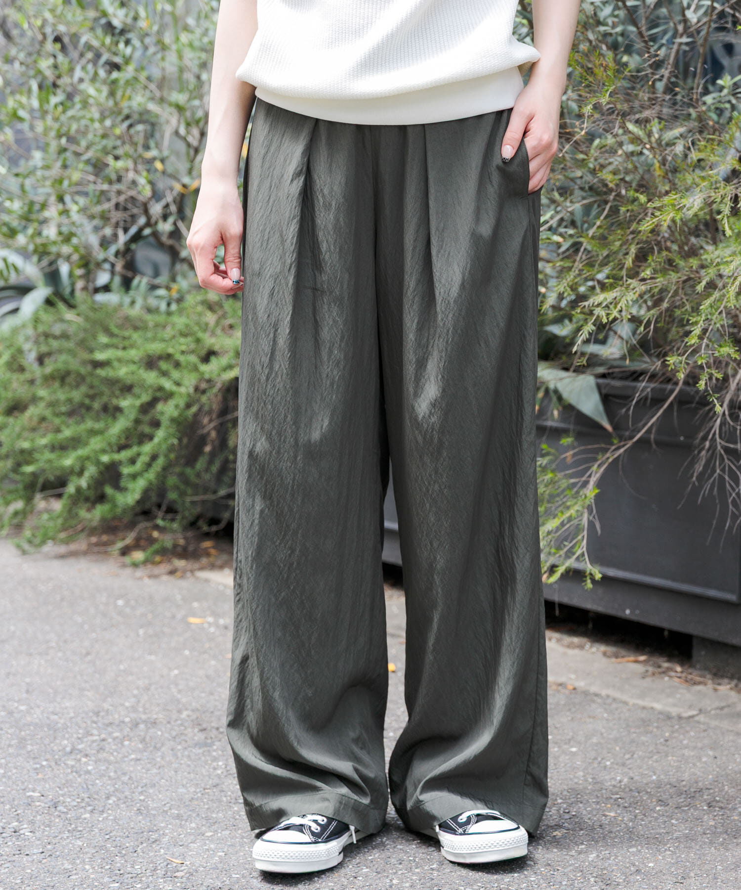 URBAN RESEARCH DOORS「FORK&SPOON　レーヨンナイロンイージーパンツ」|その他|