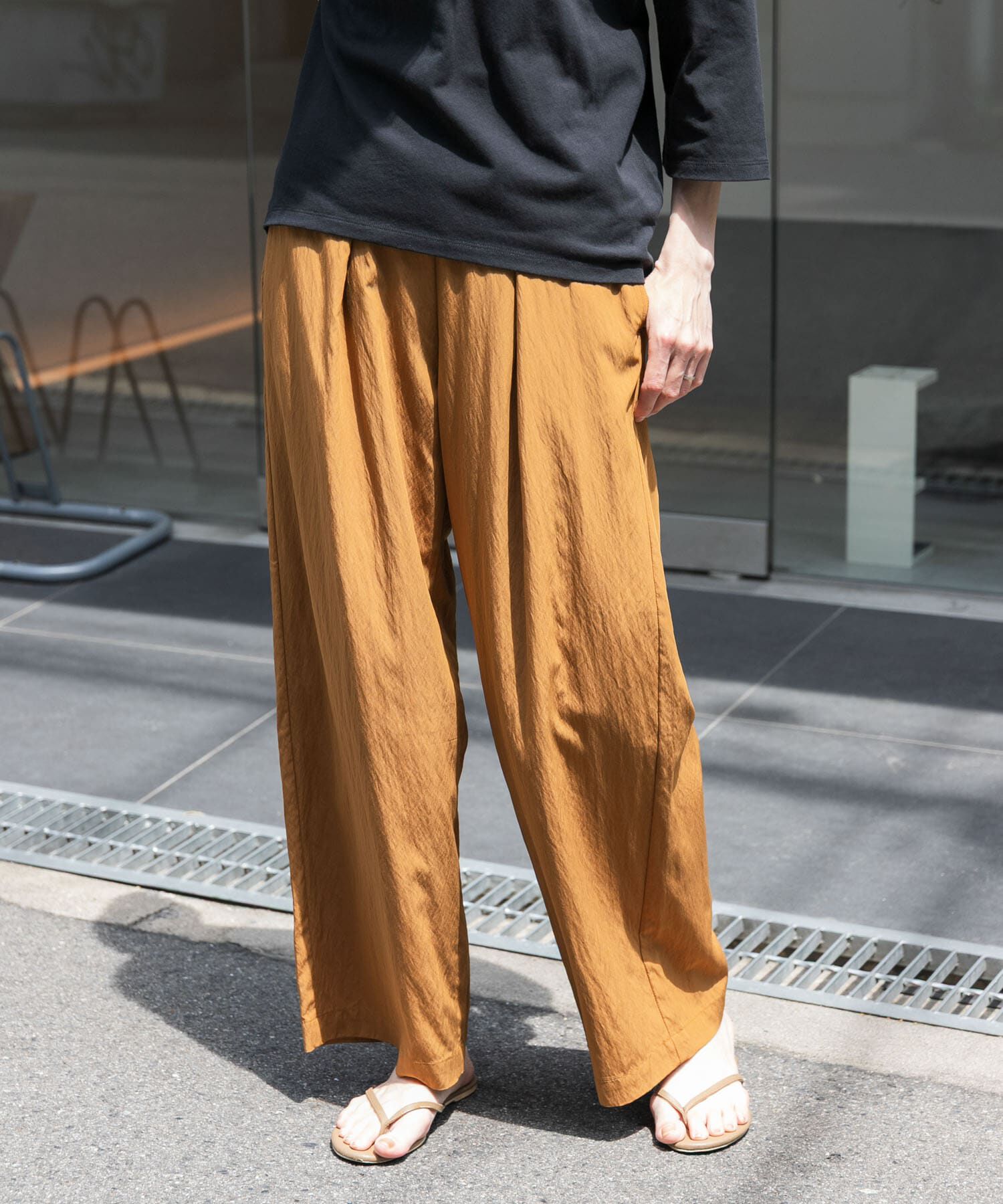 URBAN RESEARCH DOORS「FORK&SPOON　レーヨンナイロンイージーパンツ」|その他|