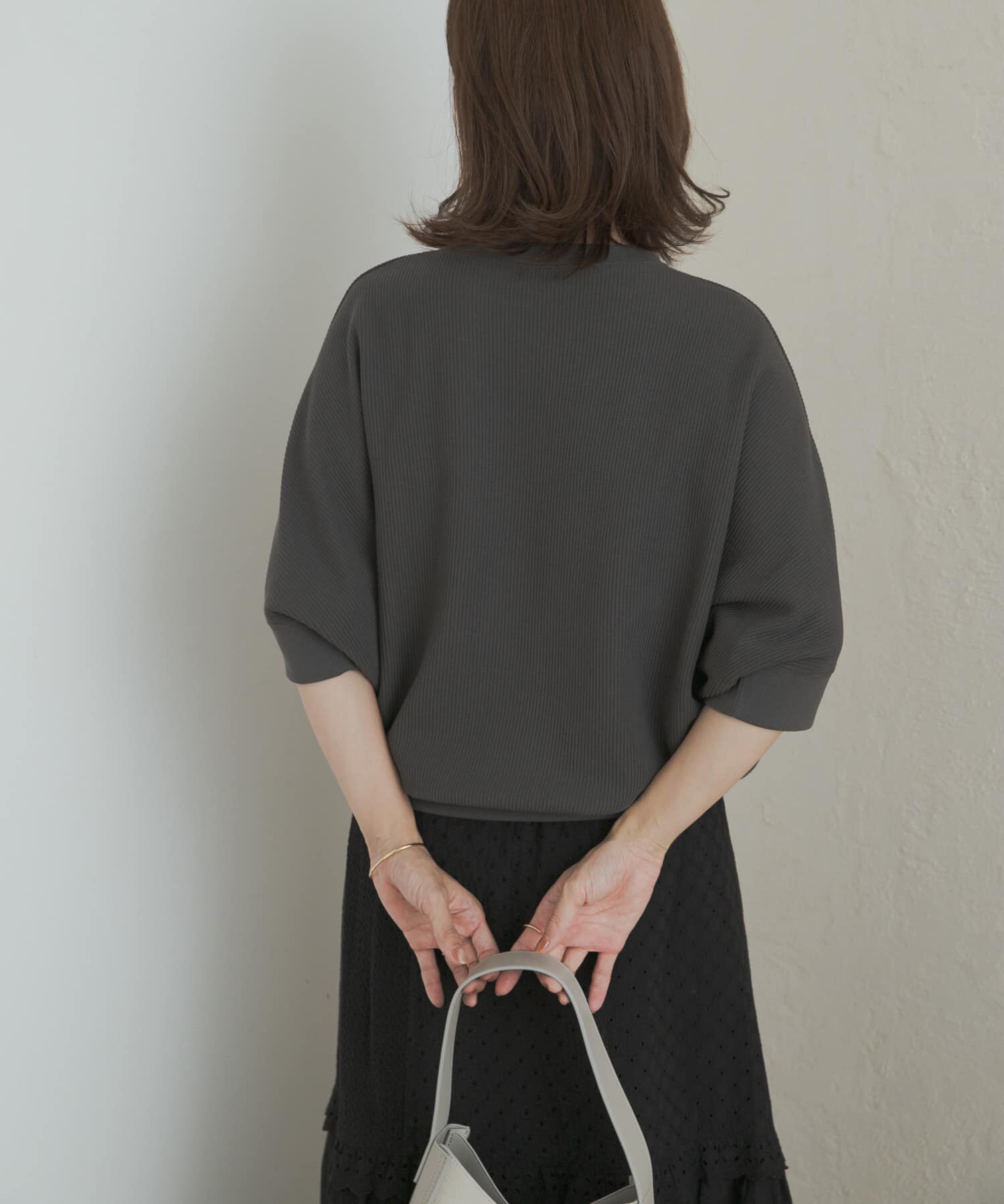 URBAN RESEARCH DOORS「タックフライスワイドTシャツ」|Tシャツ・カットソー|