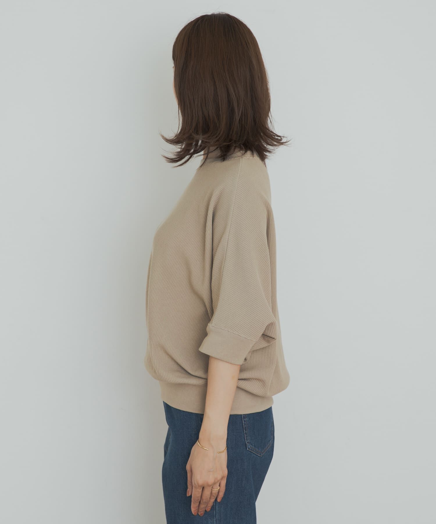 URBAN RESEARCH DOORS「タックフライスワイドTシャツ」|Tシャツ・カットソー|