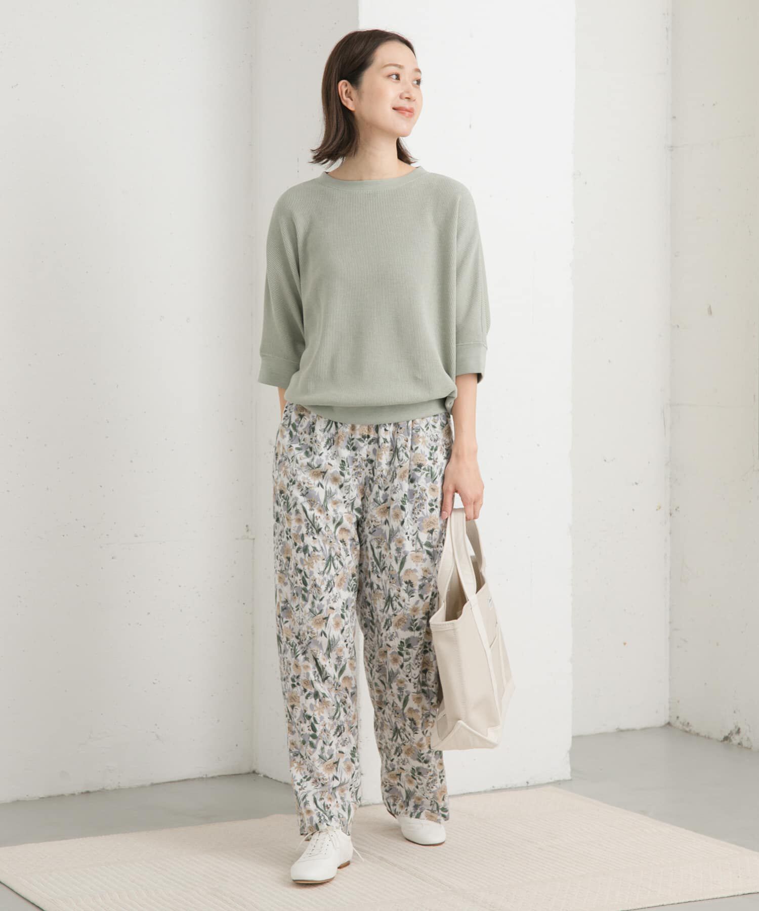 URBAN RESEARCH DOORS「タックフライスワイドTシャツ」|Tシャツ・カットソー|