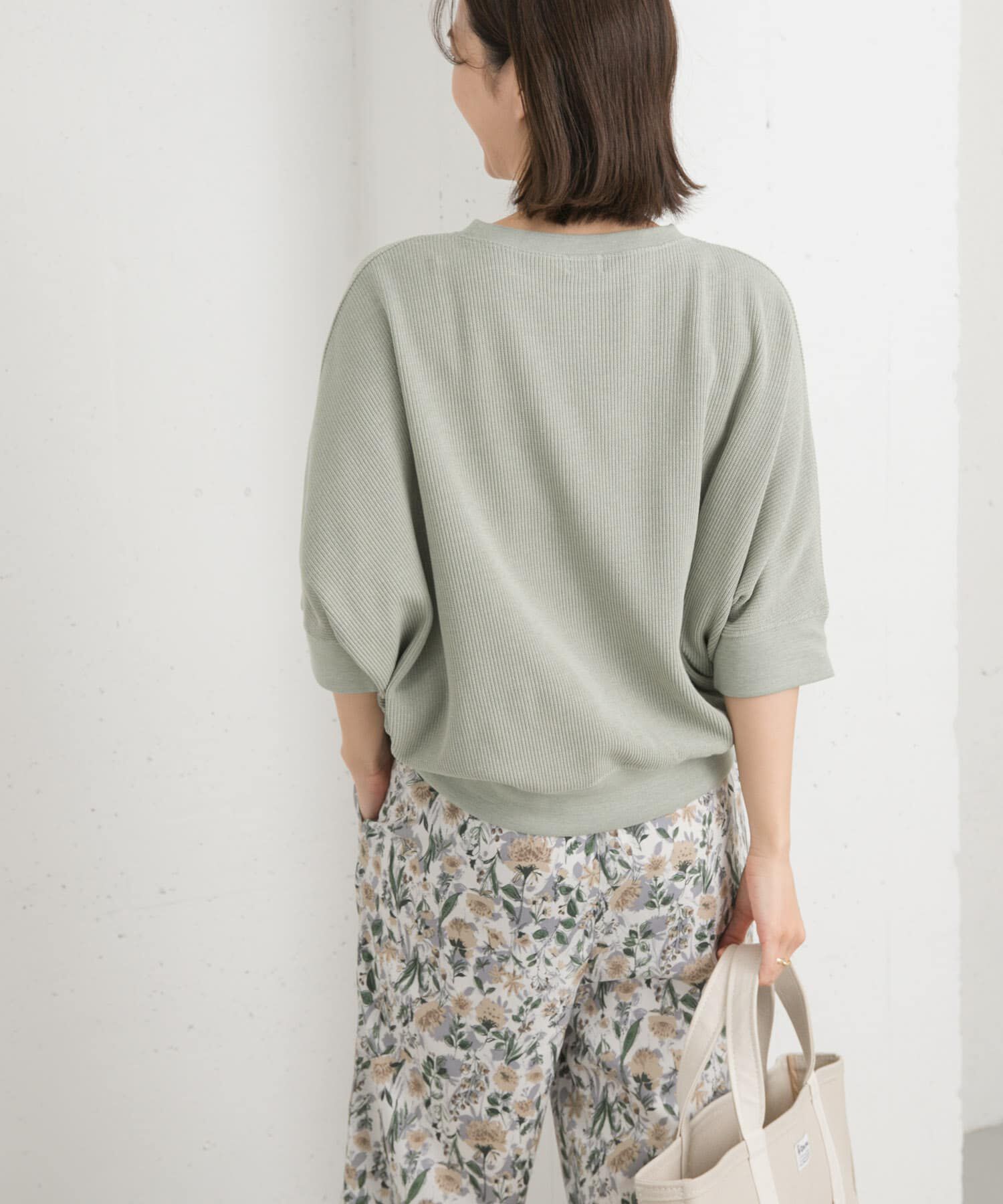 URBAN RESEARCH DOORS「タックフライスワイドTシャツ」|Tシャツ・カットソー|