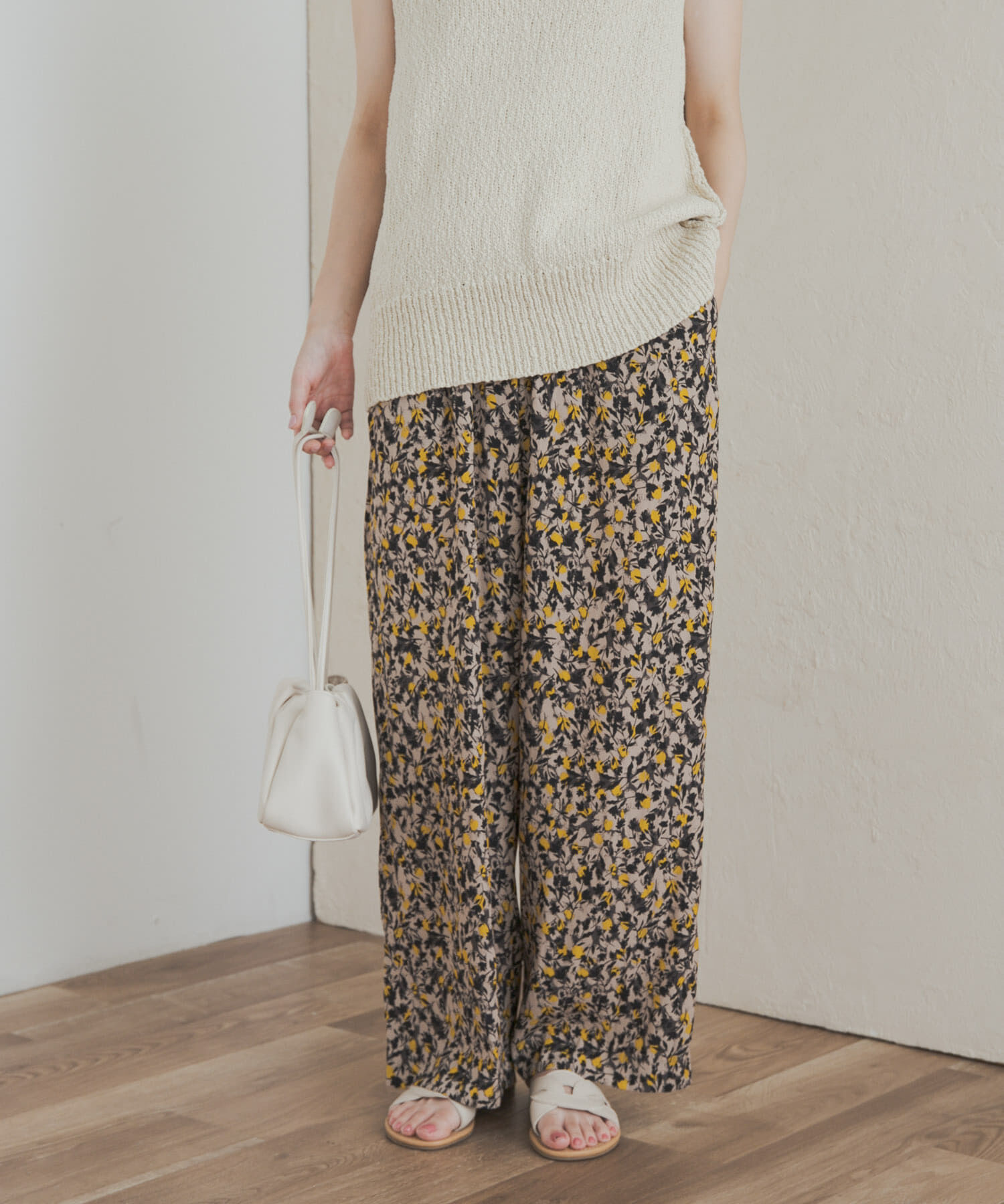 URBAN RESEARCH DOORS「『接触冷感/吸水速乾/ｲｰｼﾞｰｹｱ』ﾌﾗﾜｰﾌﾟﾘﾝﾄﾄﾞﾗｲﾀｯ  」|その他|