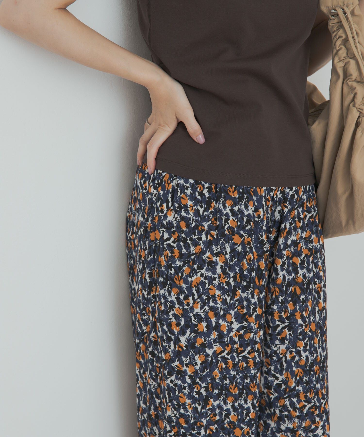 URBAN RESEARCH DOORS「『接触冷感/吸水速乾/ｲｰｼﾞｰｹｱ』ﾌﾗﾜｰﾌﾟﾘﾝﾄﾄﾞﾗｲﾀｯ  」|その他|