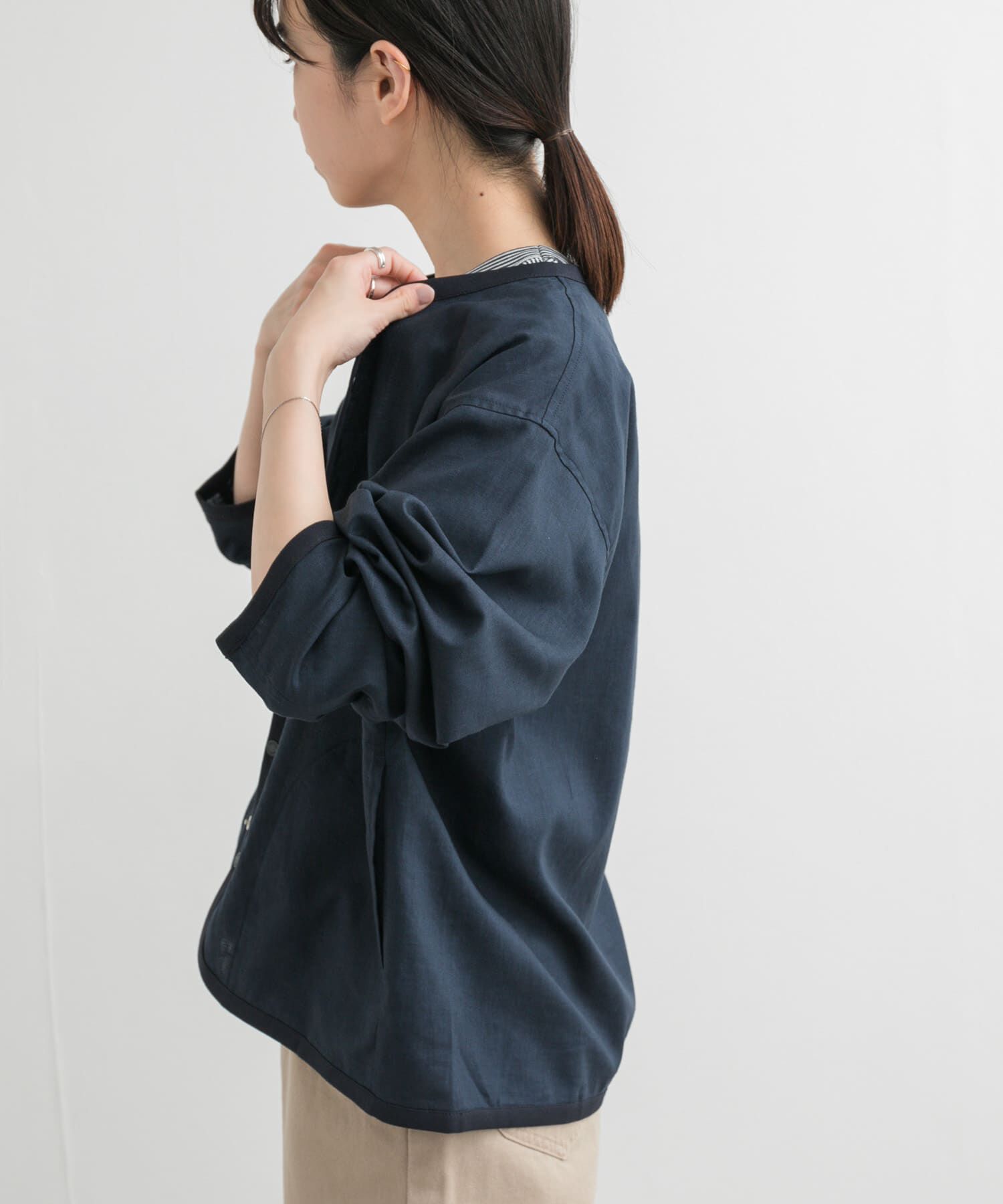 URBAN RESEARCH DOORS「DANTON　SHIRTS CARDIGAN」|カーディガン|