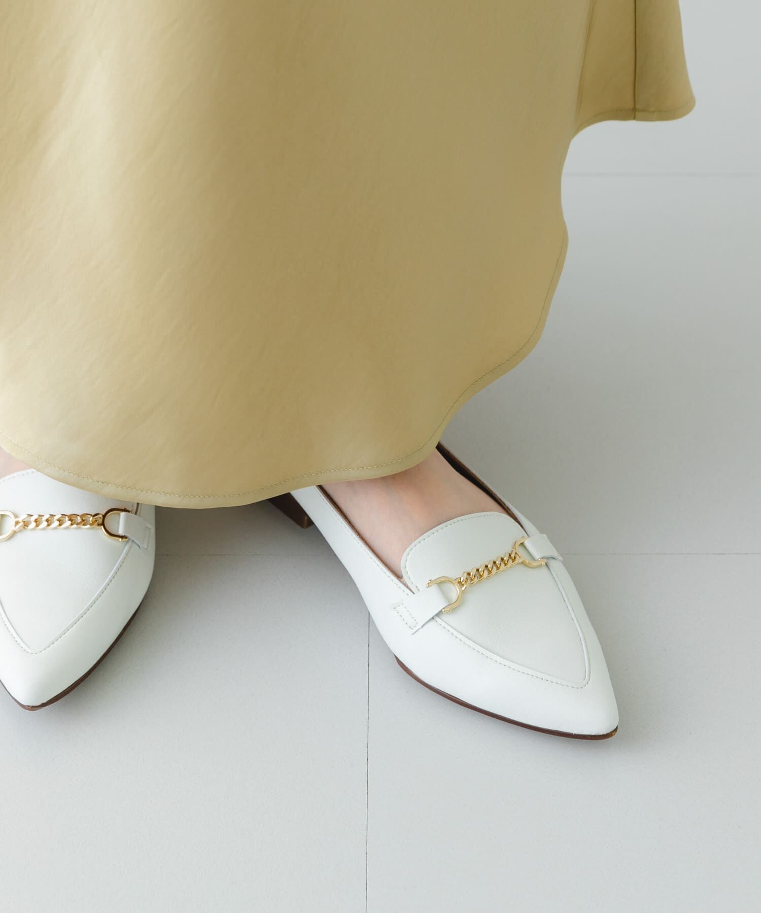 RODE SKO「『MADE IN JAPAN』プチチェーンフラットシューズ」|ローファー|