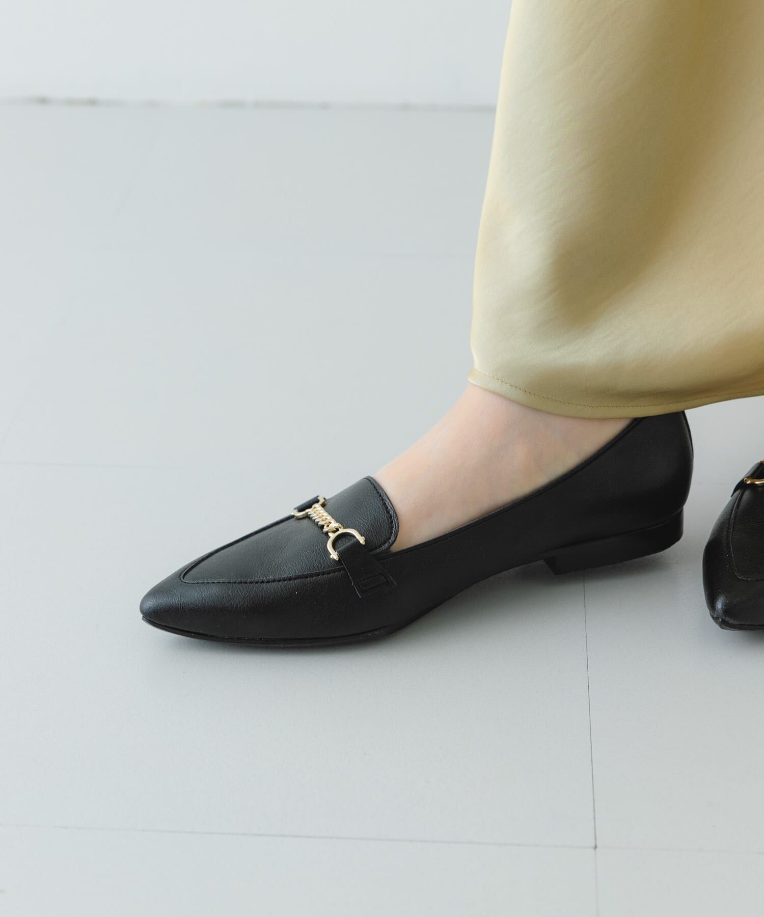 RODE SKO「『MADE IN JAPAN』プチチェーンフラットシューズ」|ローファー|