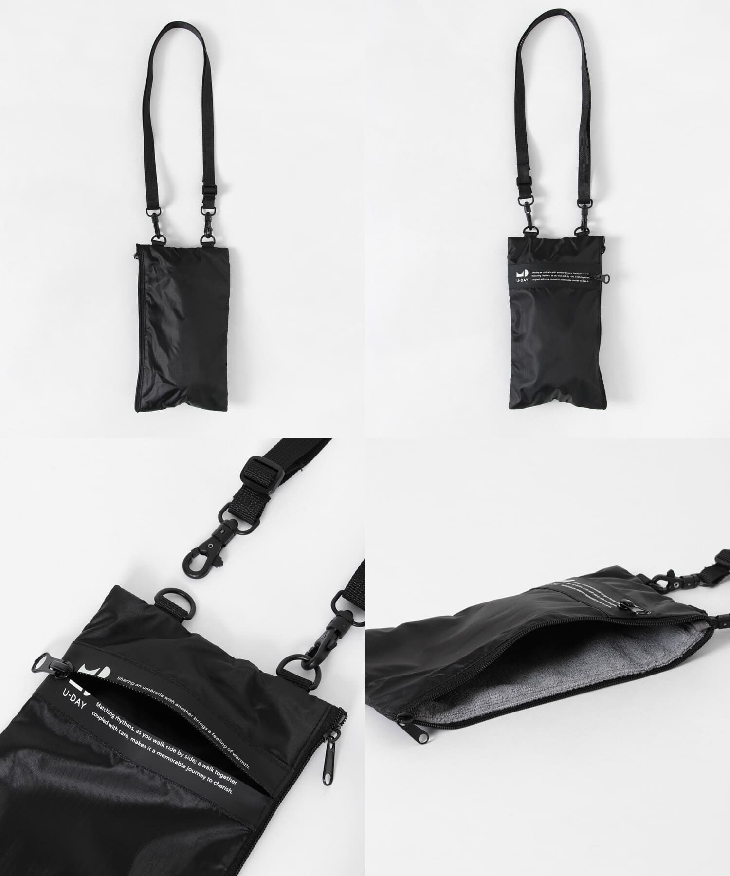 SMELLY「『晴雨兼用』because　マルチサコッシュ付きアンブレラ」|傘|