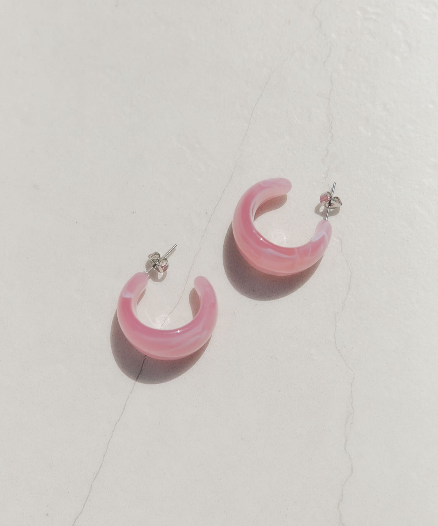 SMELLY「カラーワイドフープピアス」|ピアス|