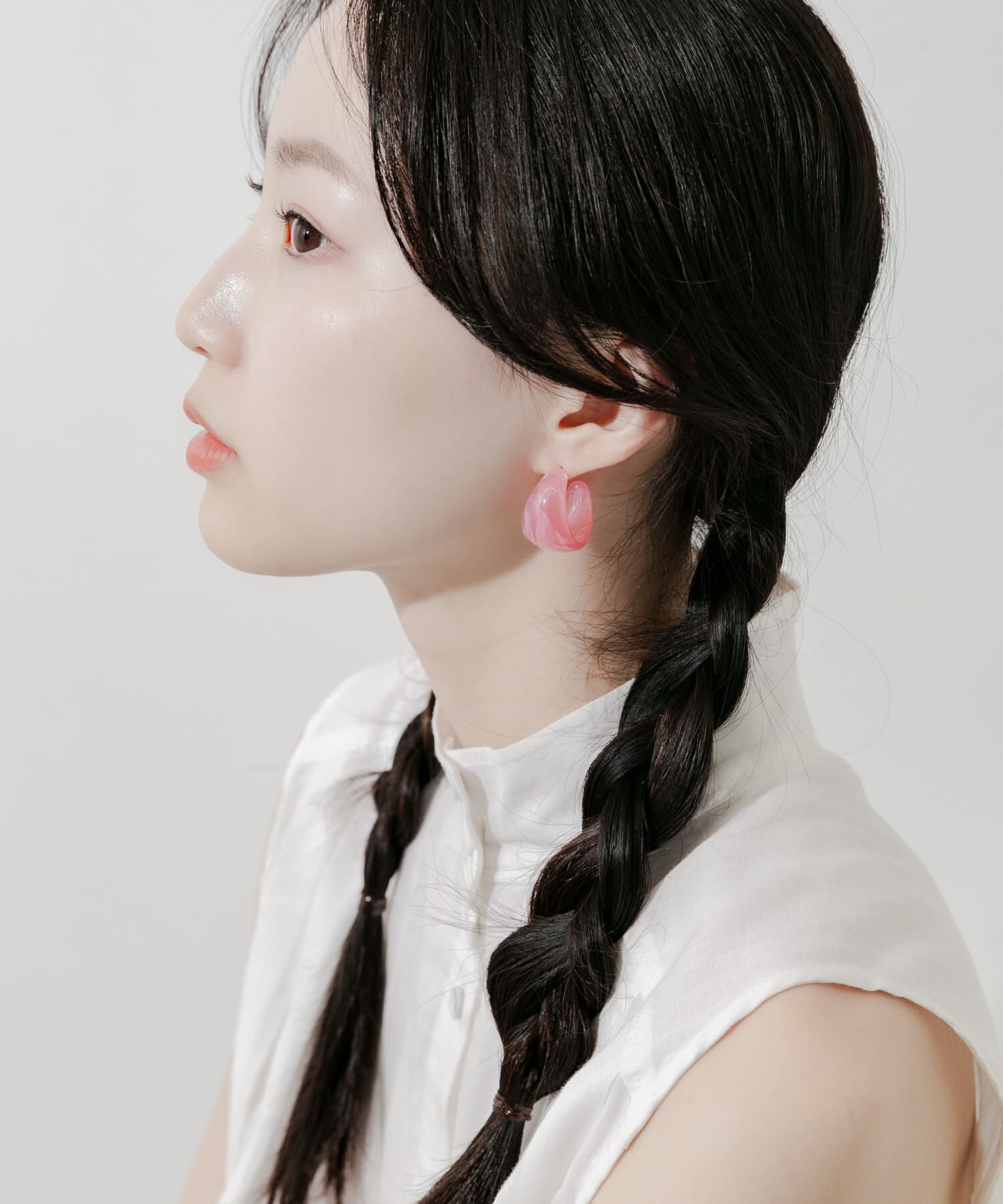 SMELLY「カラーワイドフープピアス」|ピアス|