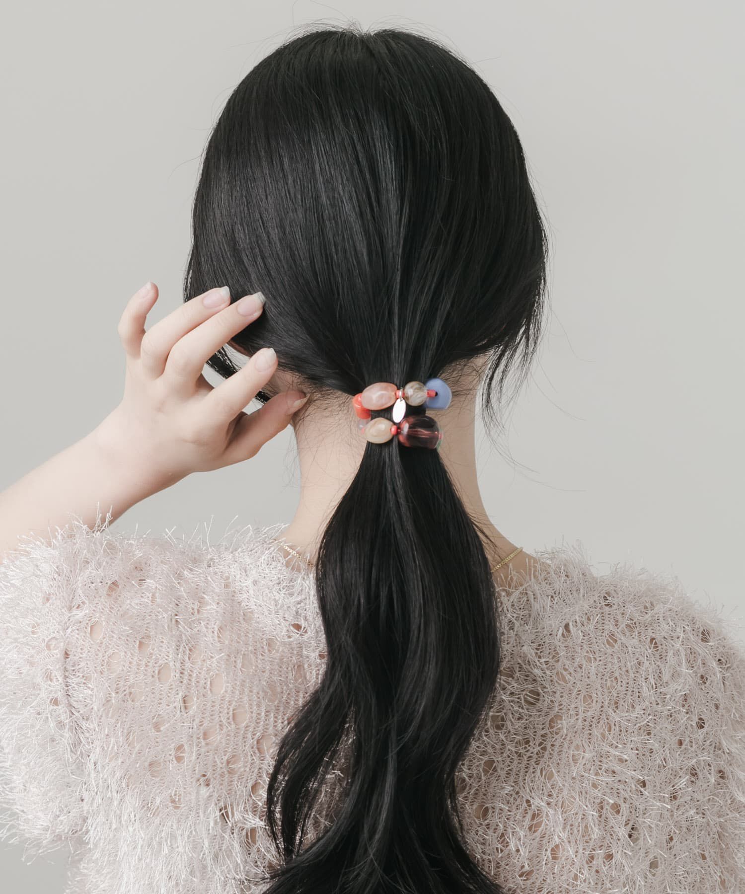 SMELLY「カラフルモチーフヘアポニー」|ヘアゴム・シュシュ|