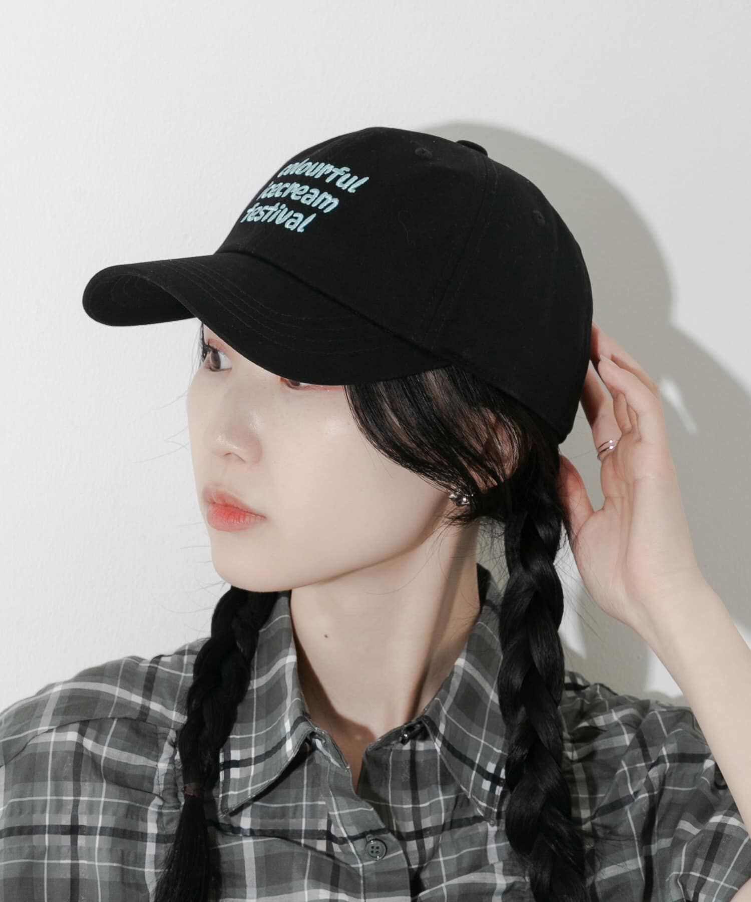 SMELLY「レタリングロゴキャップ」|キャップ・キャスケット|ブラック