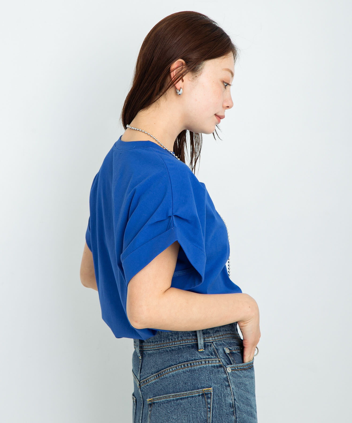 Sonny Label 「ダブルタックフレンチスリーブプルオーバー」|Tシャツ・カットソー|