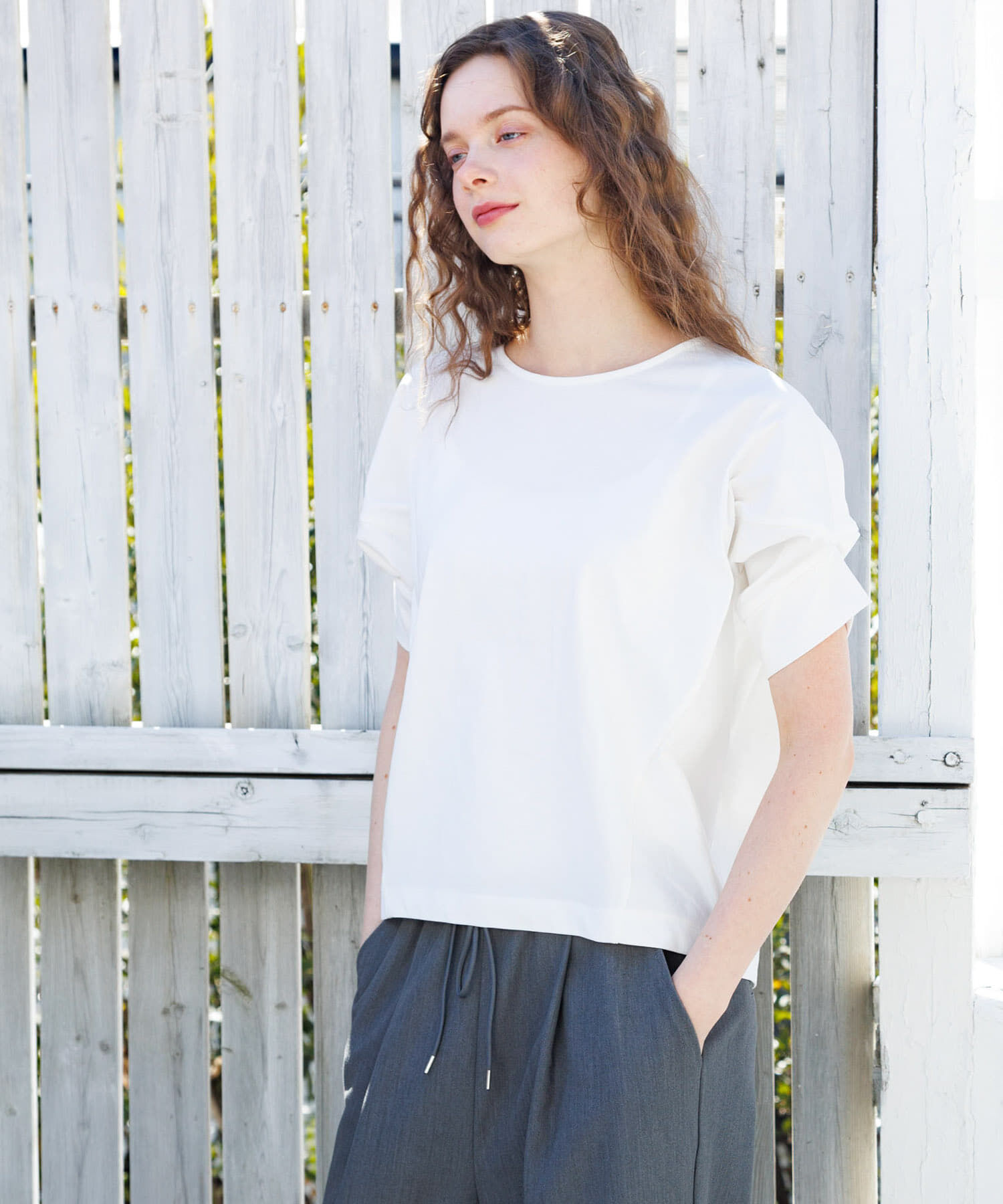 Sonny Label 「『WEB限定』吸水速乾UVクールタッチドルマンプルオーバー」|Tシャツ・カットソー|