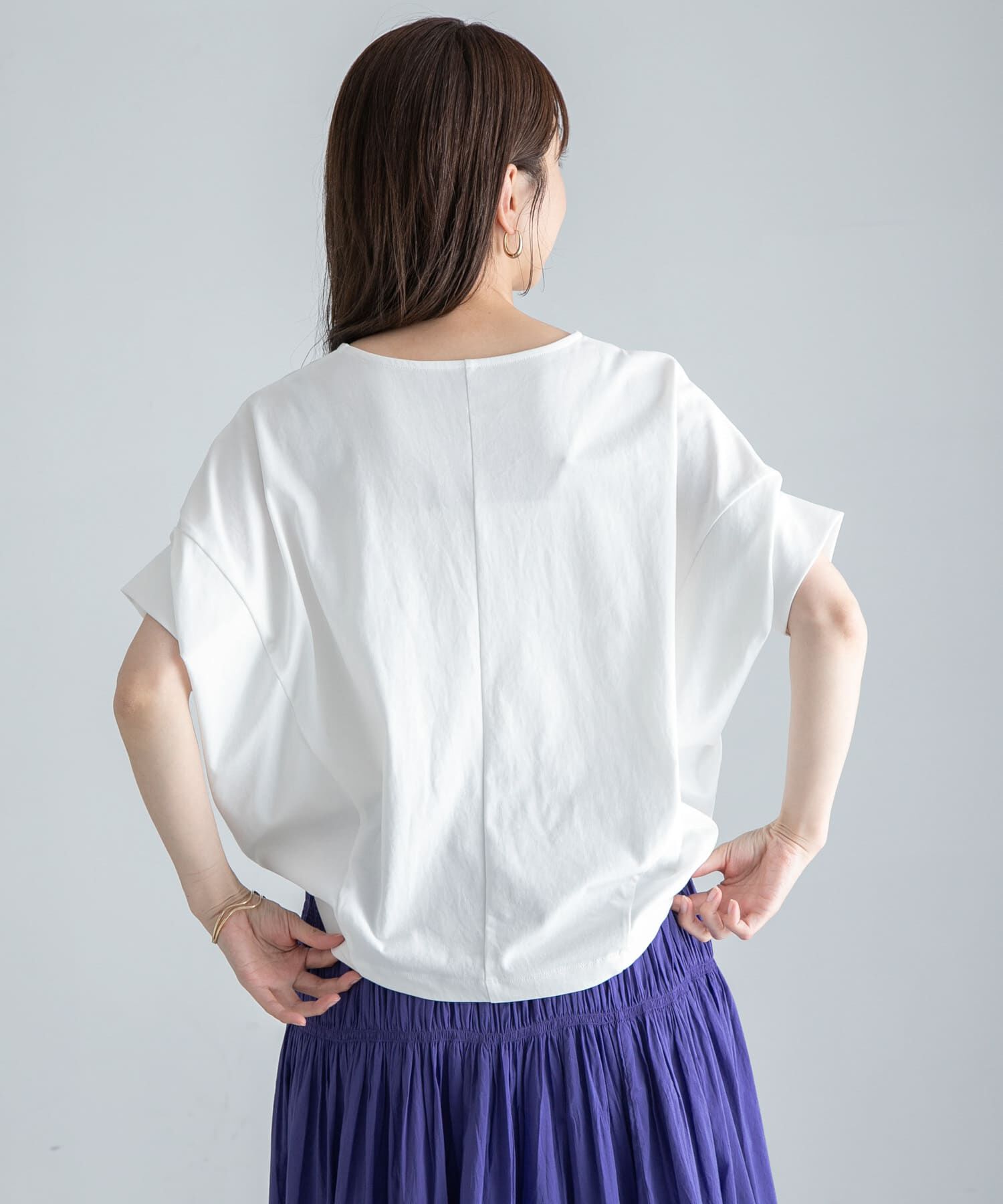 Sonny Label 「『WEB限定』吸水速乾UVクールタッチドルマンプルオーバー」|Tシャツ・カットソー|